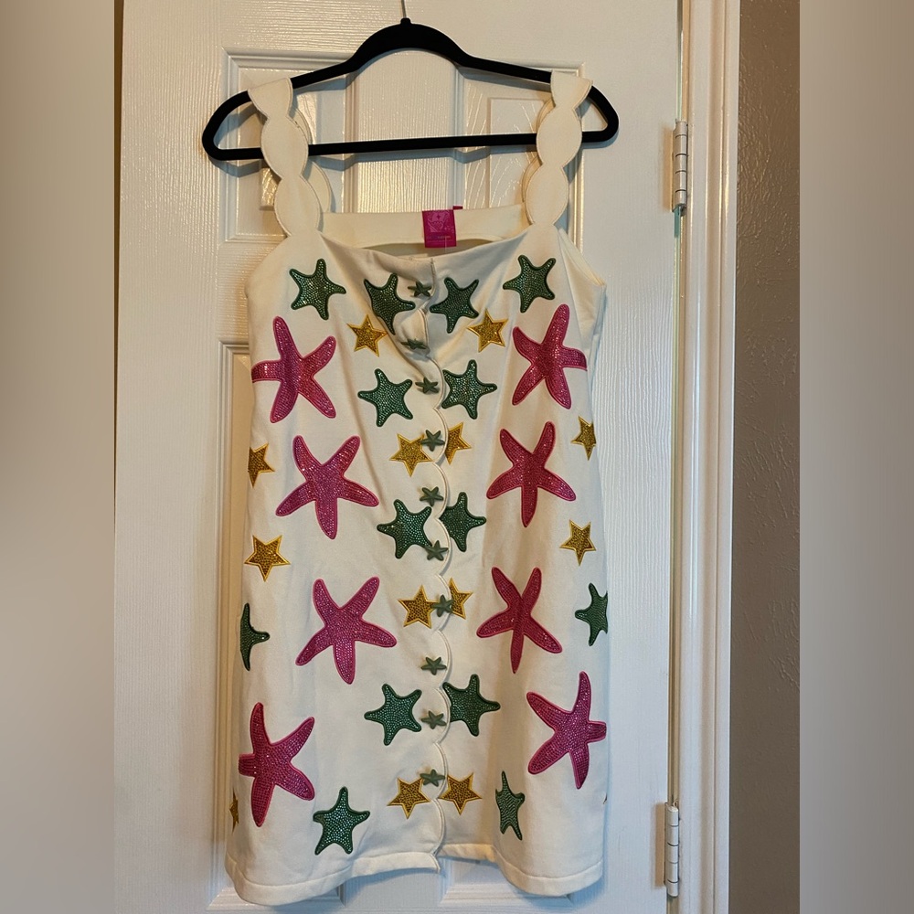 QOS starfish dress NWT S